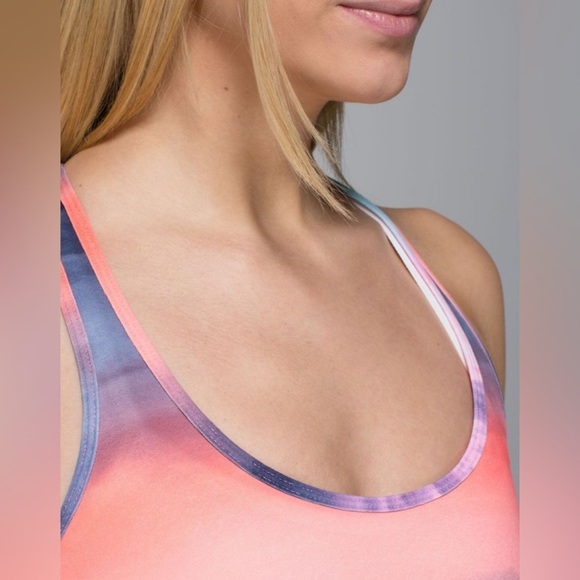 Lululemon Cool Tie Dye Running Workout Racerback Tank - Picture 6 of 10